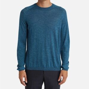 Classic Blue Crewneck Sweater for Men
